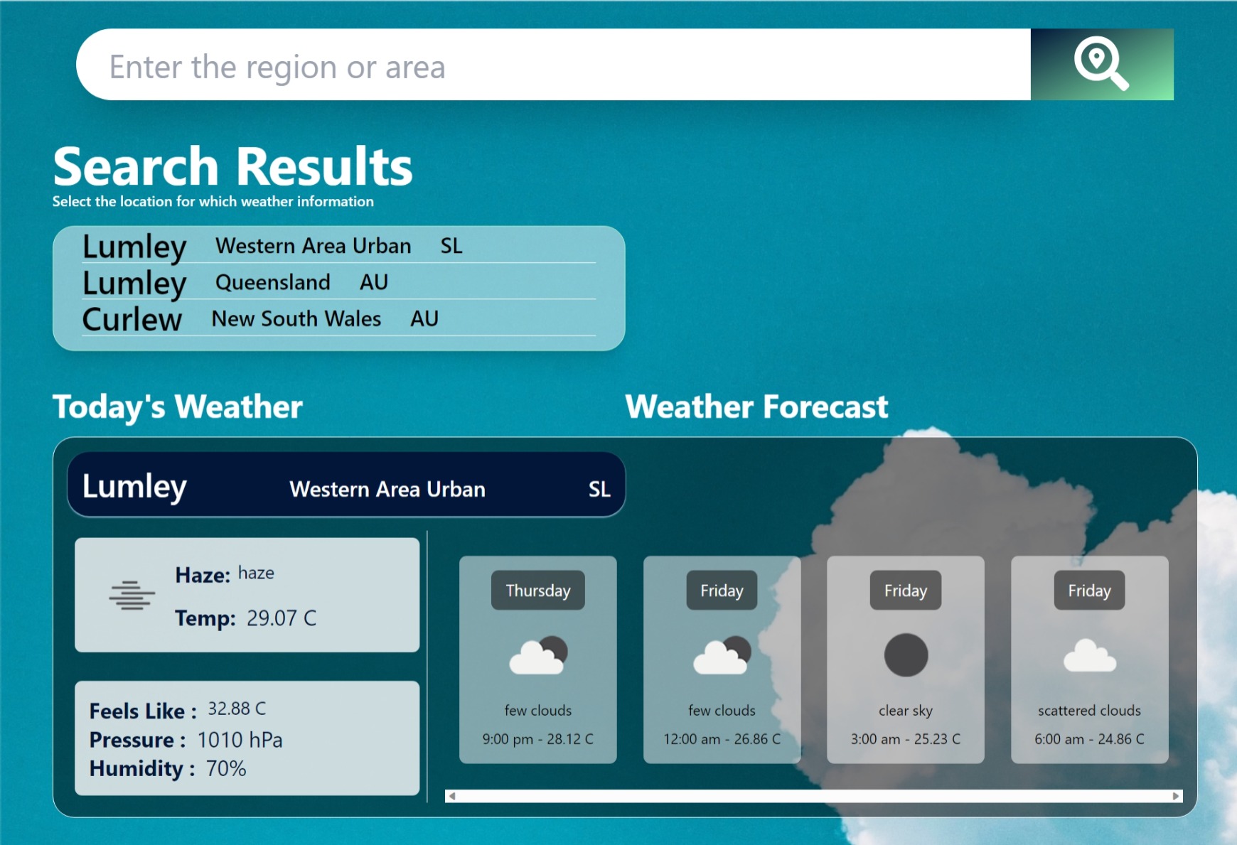 Save Your Home Weather App
